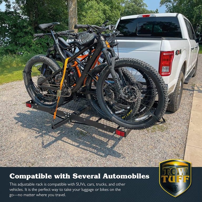 Tow Tuff Cargo Carrier with Bike Rack