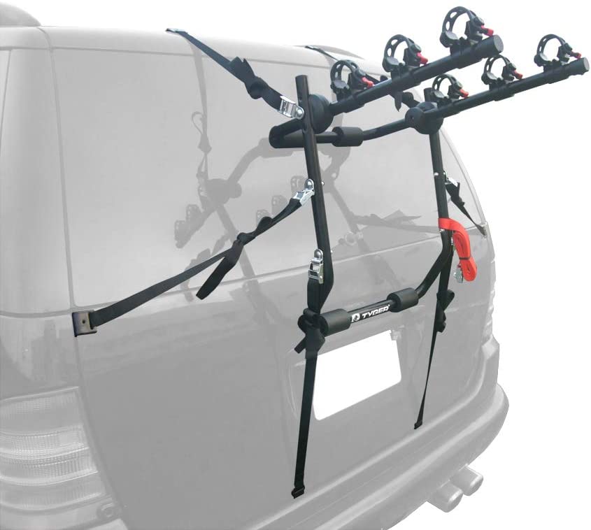 Tyger Auto TG-RK3B203S Deluxe 3-Bike Trunk Mount Bicycle Rack
