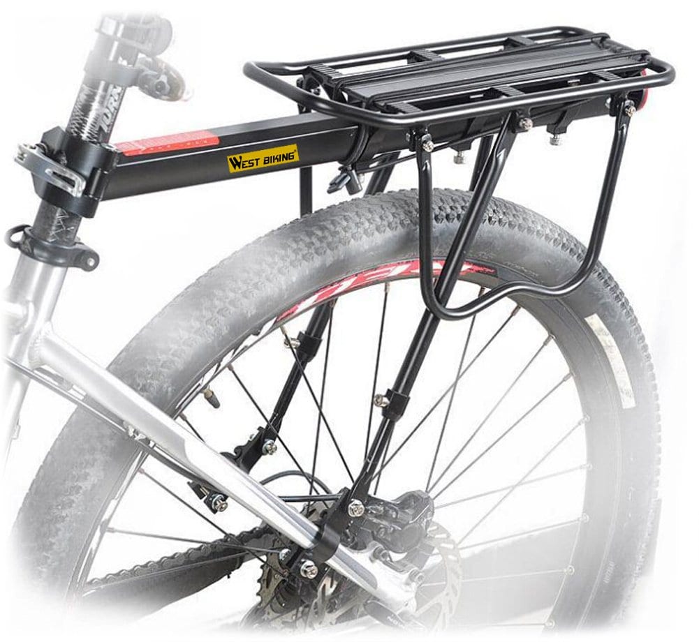 West Biking 110Lb Capacity Adjustable Bike Cargo Rack 